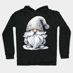 Silver Christmas Gnome Hoodie